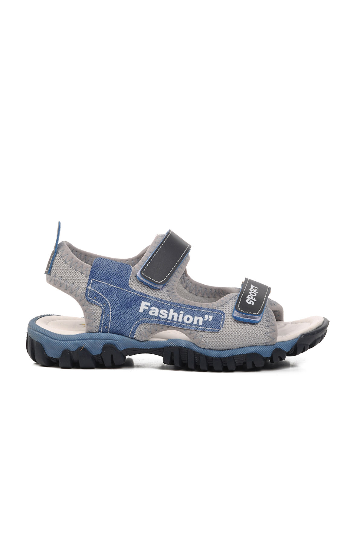 Ayakmod 24-410-F Lacivert-Mavi Ortopedik Erkek Çocuk Sandalet