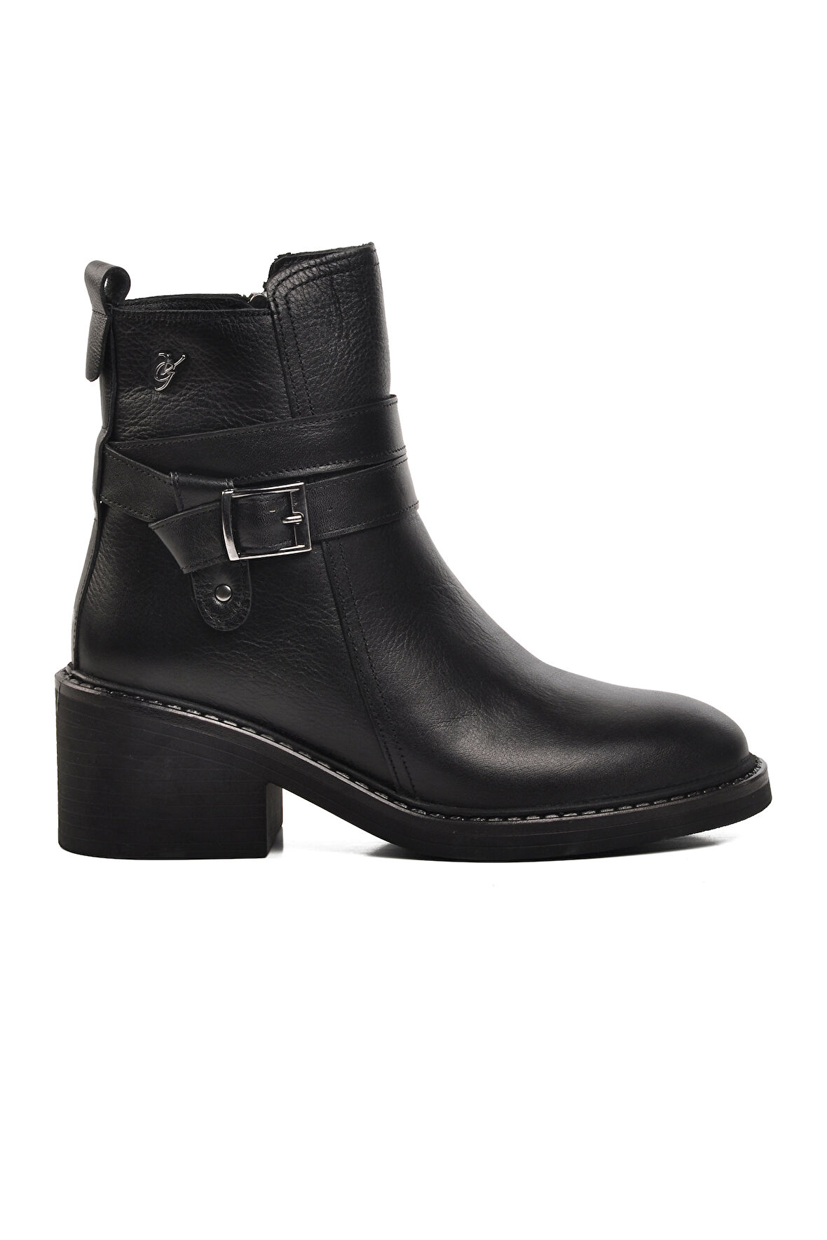 Voyager 9874 Siyah İçi Kürklü Hakiki Deri Kadın Bot