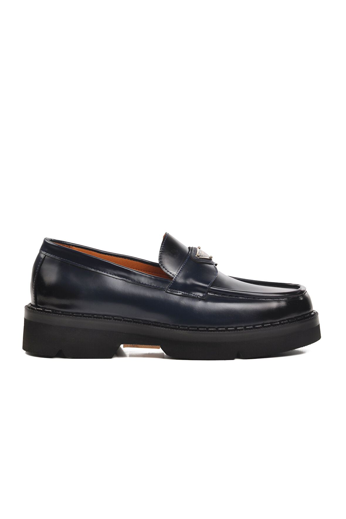 Ayakmod Premium 7708 Lacivert Geniş Kalıp Deri Erkek Klasik Ayakkabı