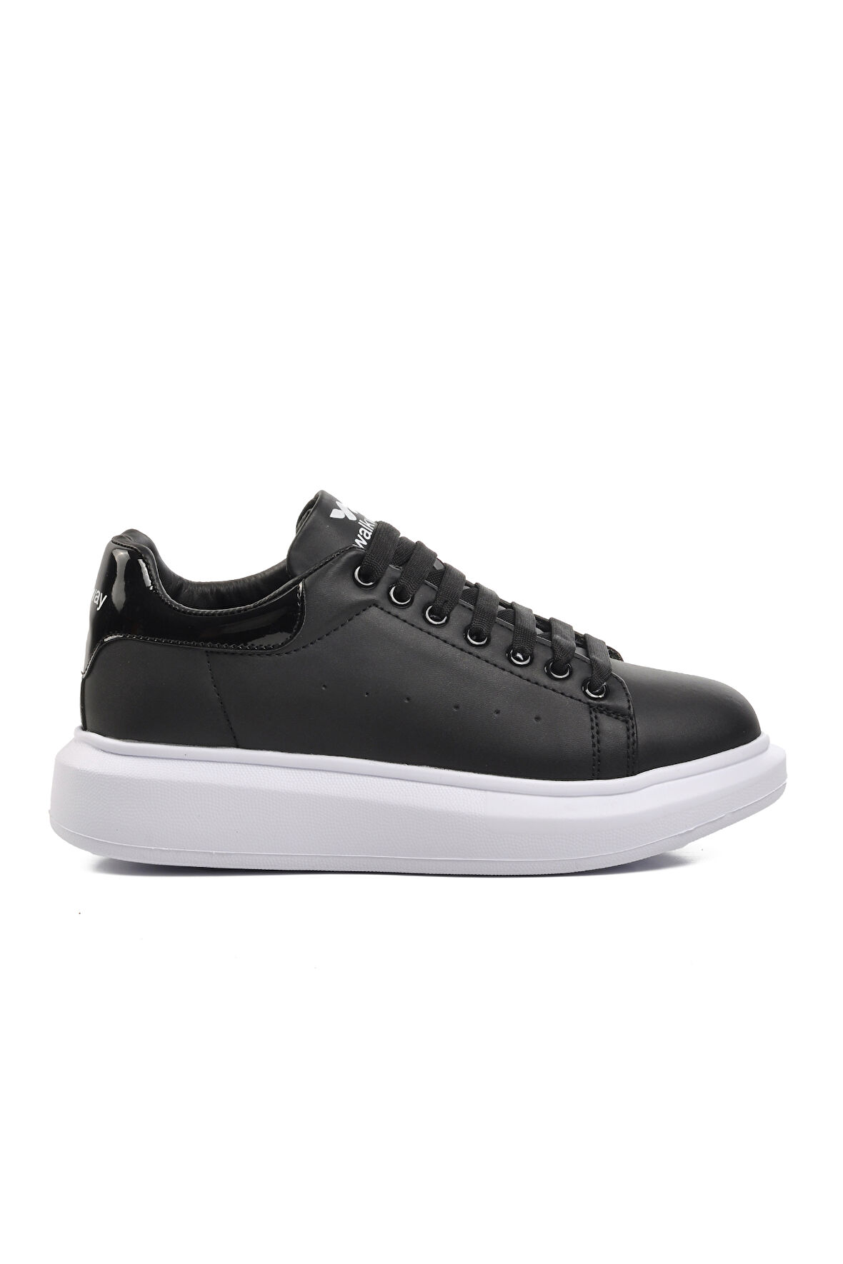 Walkway Damascus Geniş Kalıp Siyah-Beyaz Unisex Sneaker