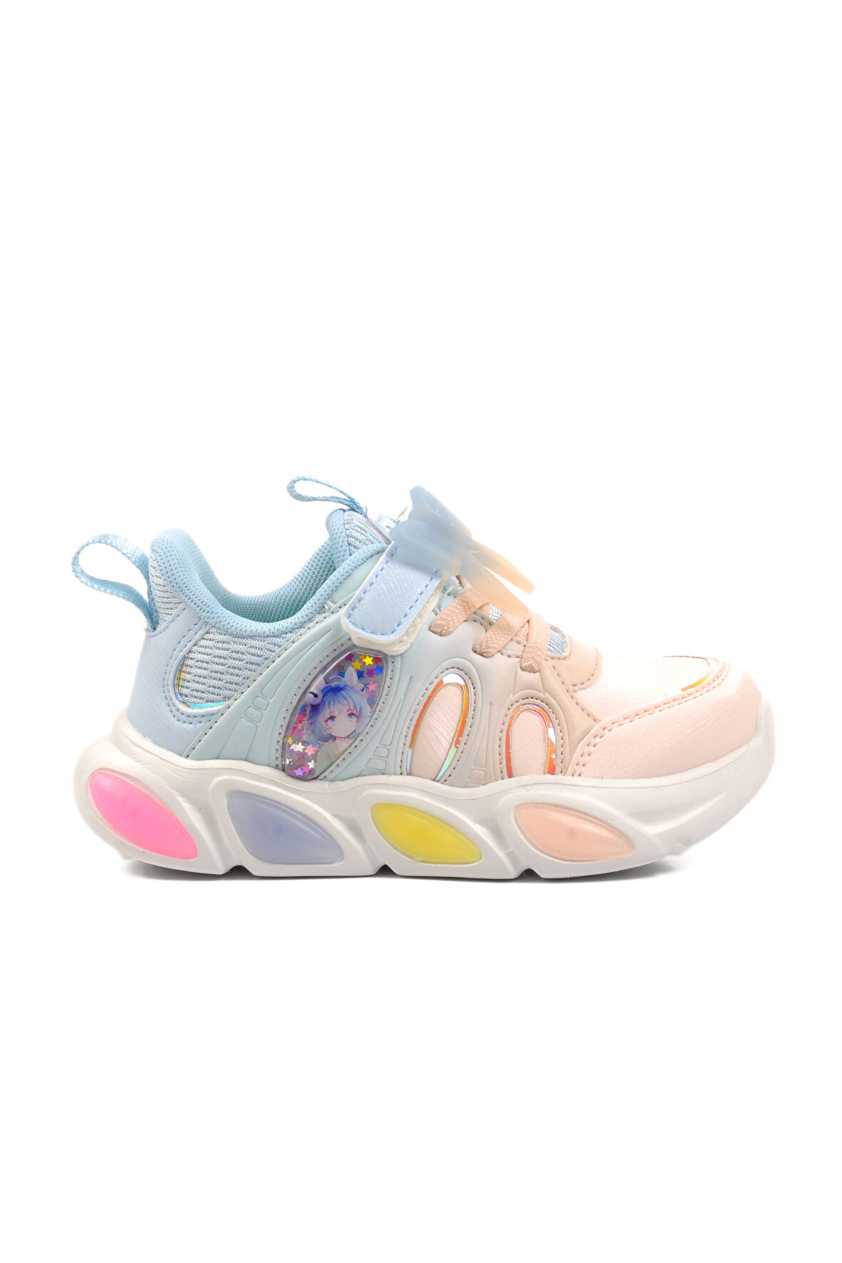 Pepino 1830-P Pudra-Bebemavi Kız Çocuk Spor Ayakkabı