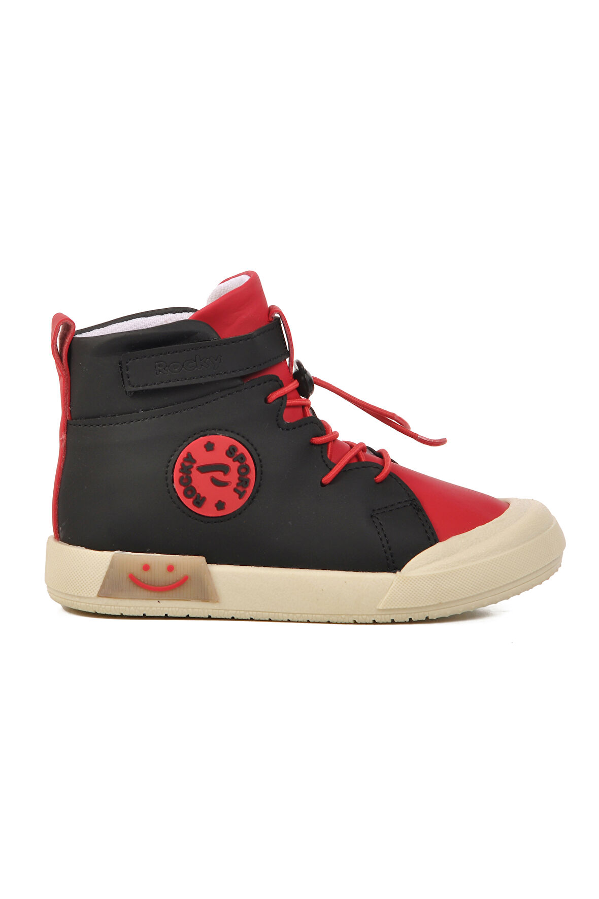 Walkway Siyah-Kırmızı Unisex Bilek Boy Çocuk Sneaker Rocky 17-B 