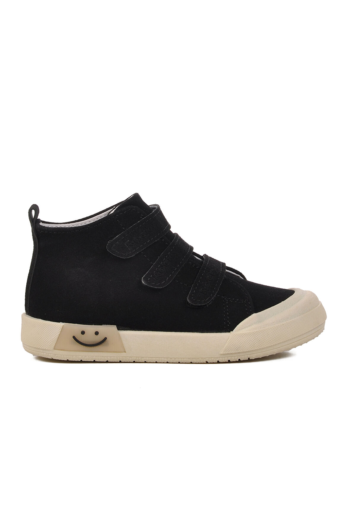 Walkway Siyah Unisex Cırtlı Çocuk Sneaker Rocky 34-P