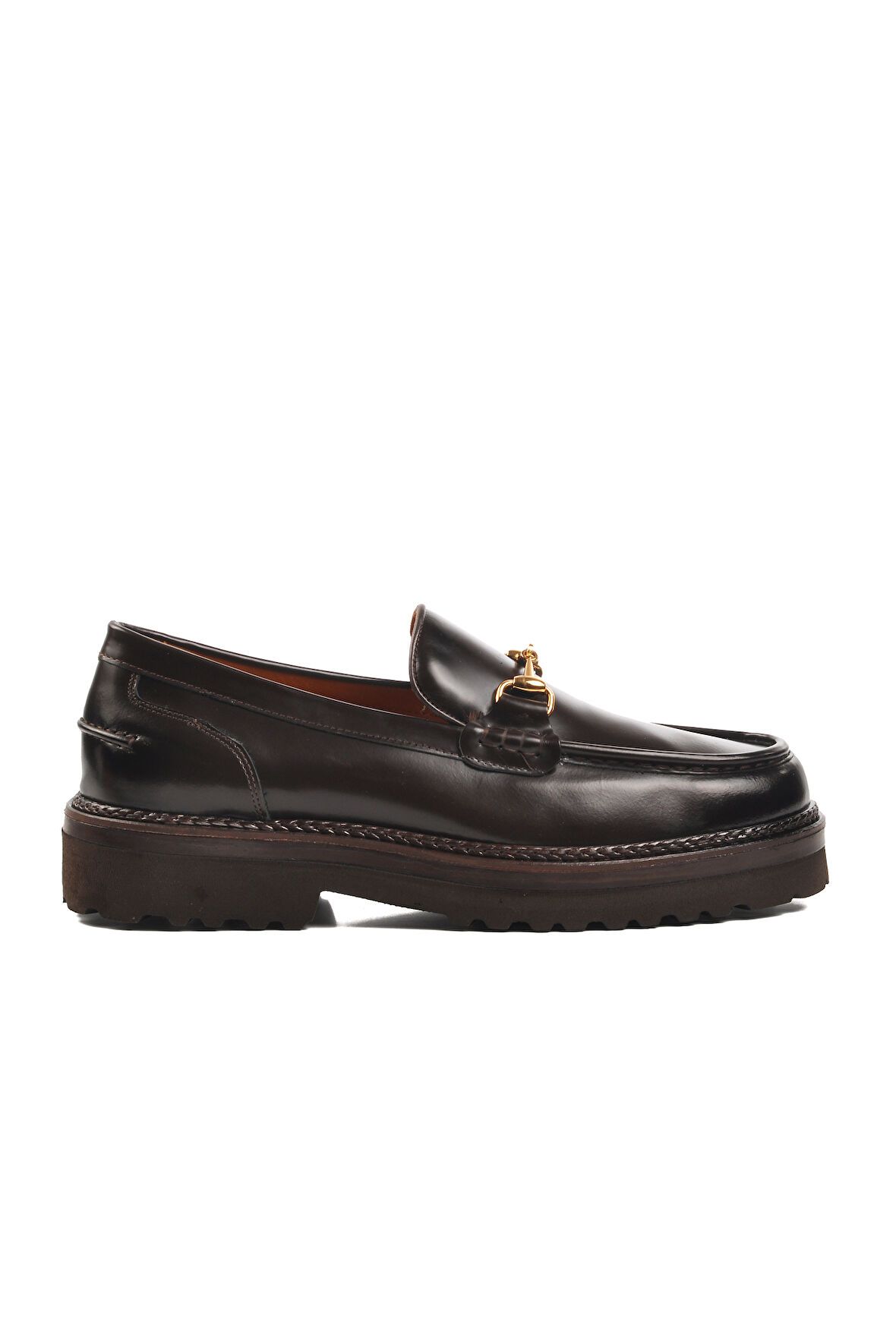 Ayakmod Premium 7710 Kahve Açma Hakiki Deri Erkek Loafer Ayakkabı