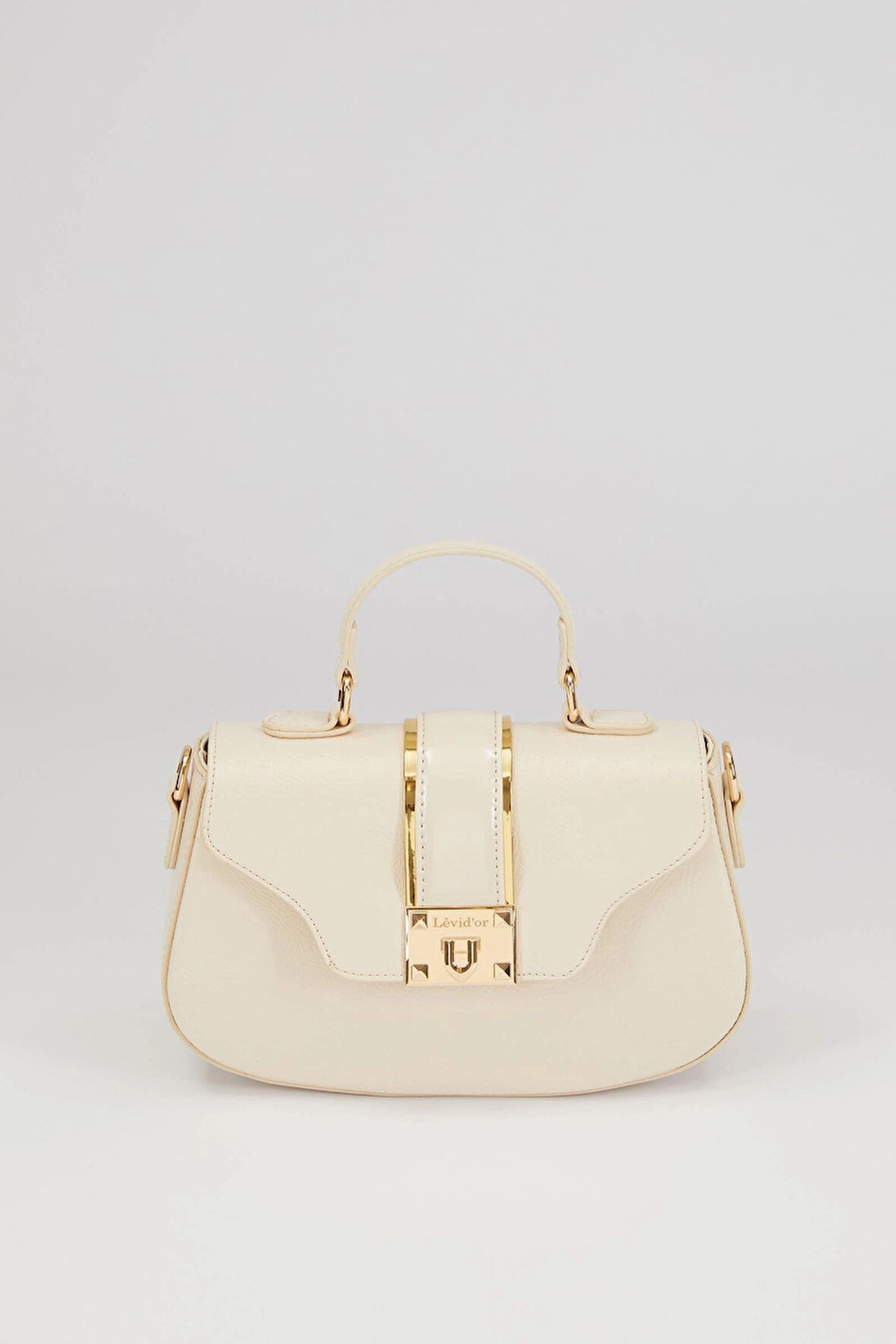 Krem Kadın El ve Omuz Çantası 930214