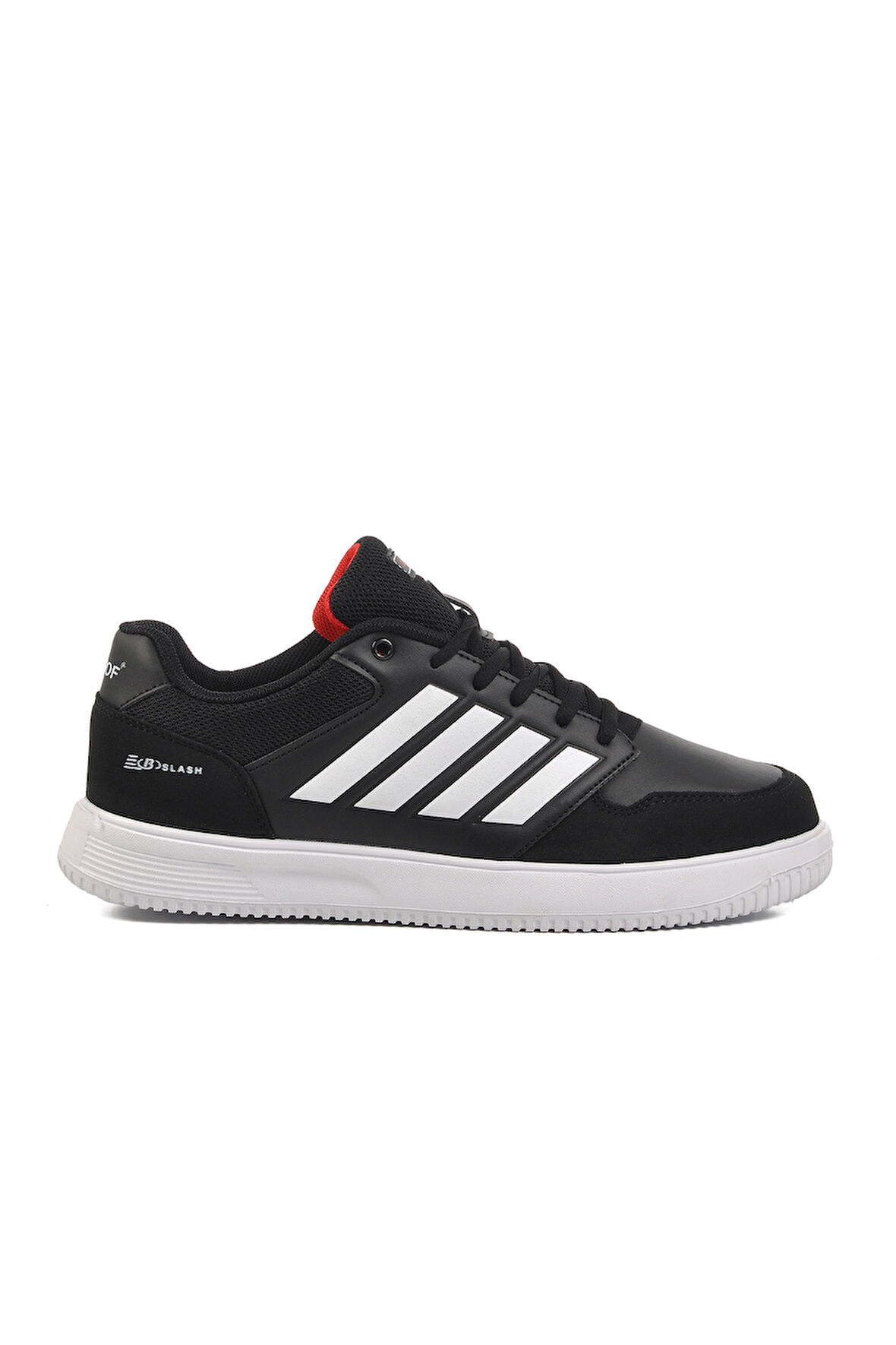 Siyah-Beyaz Bağcıklı Unisex Spor Ayakkabı 074 G