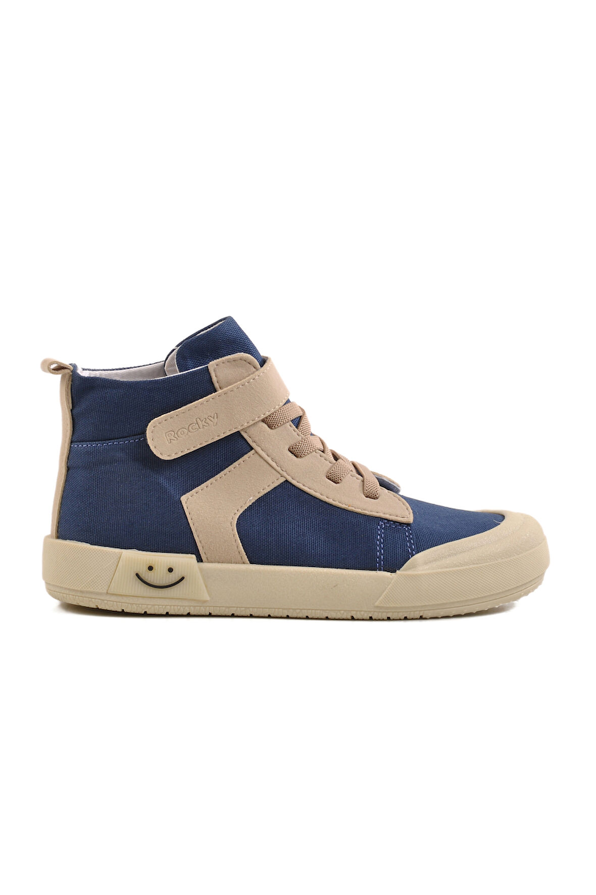 Lacivert Cırtlı Bilek Boy Unisex Çocuk Spor Ayakkabı 7465 F