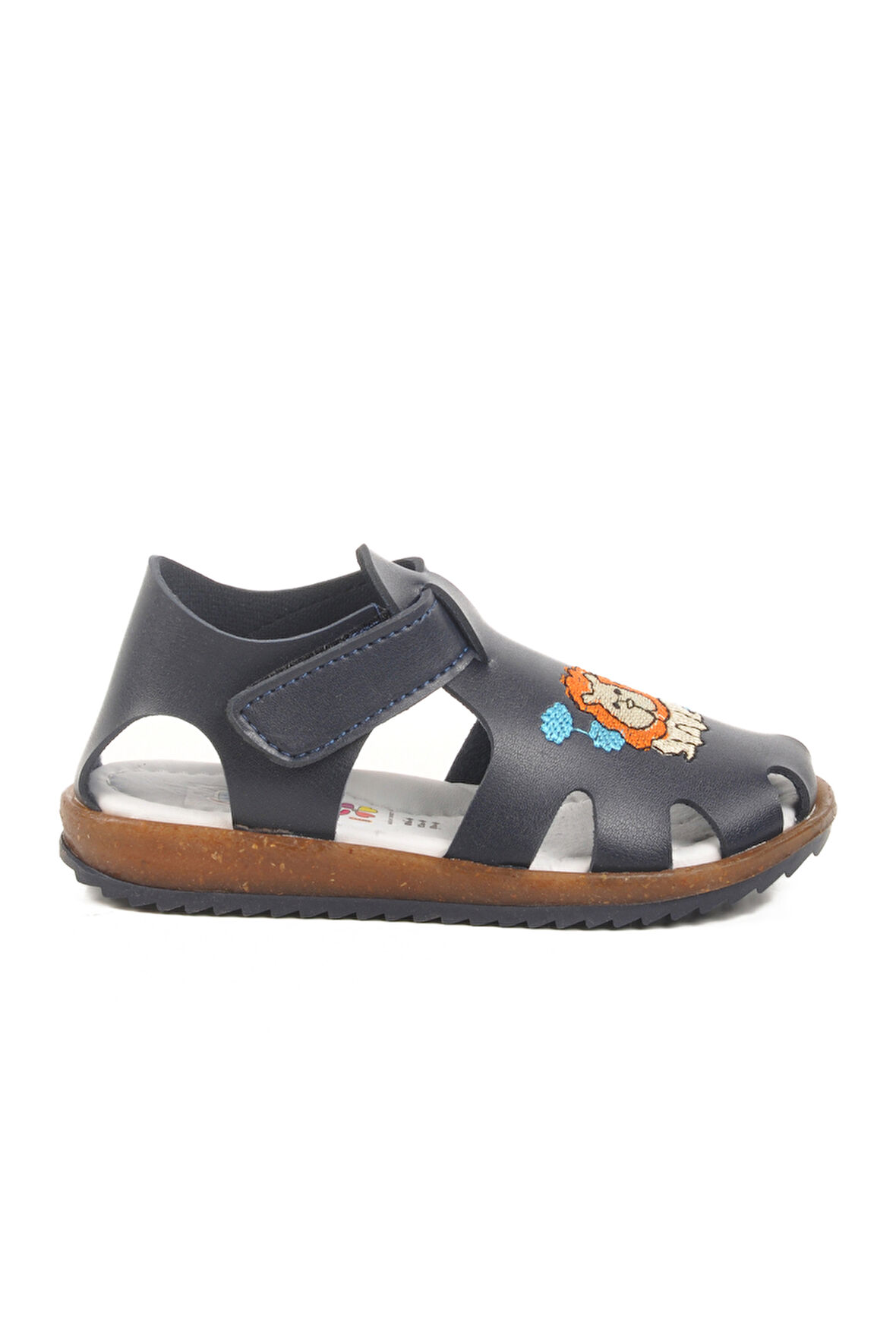 Lacivert Cırtlı Erkek Çocuk Sandalet 17373 P