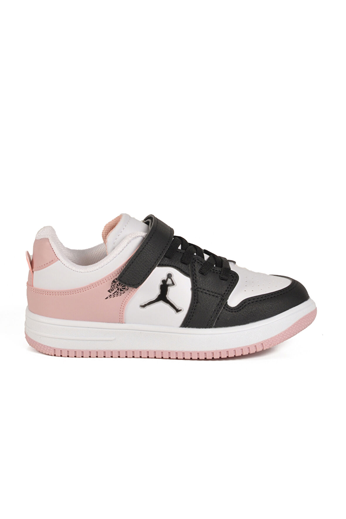 Pudra Cırtlı Kız Çocuk Sneaker Haykat Kısa F