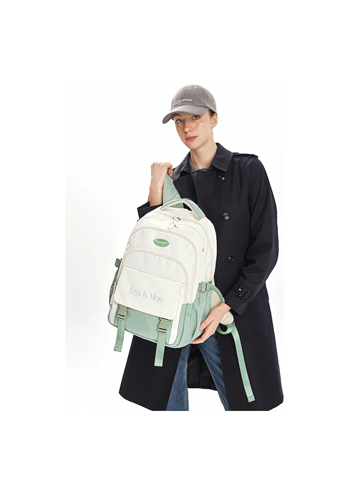 Yeşil Unisex Sırt Çantası 07PCT120-S