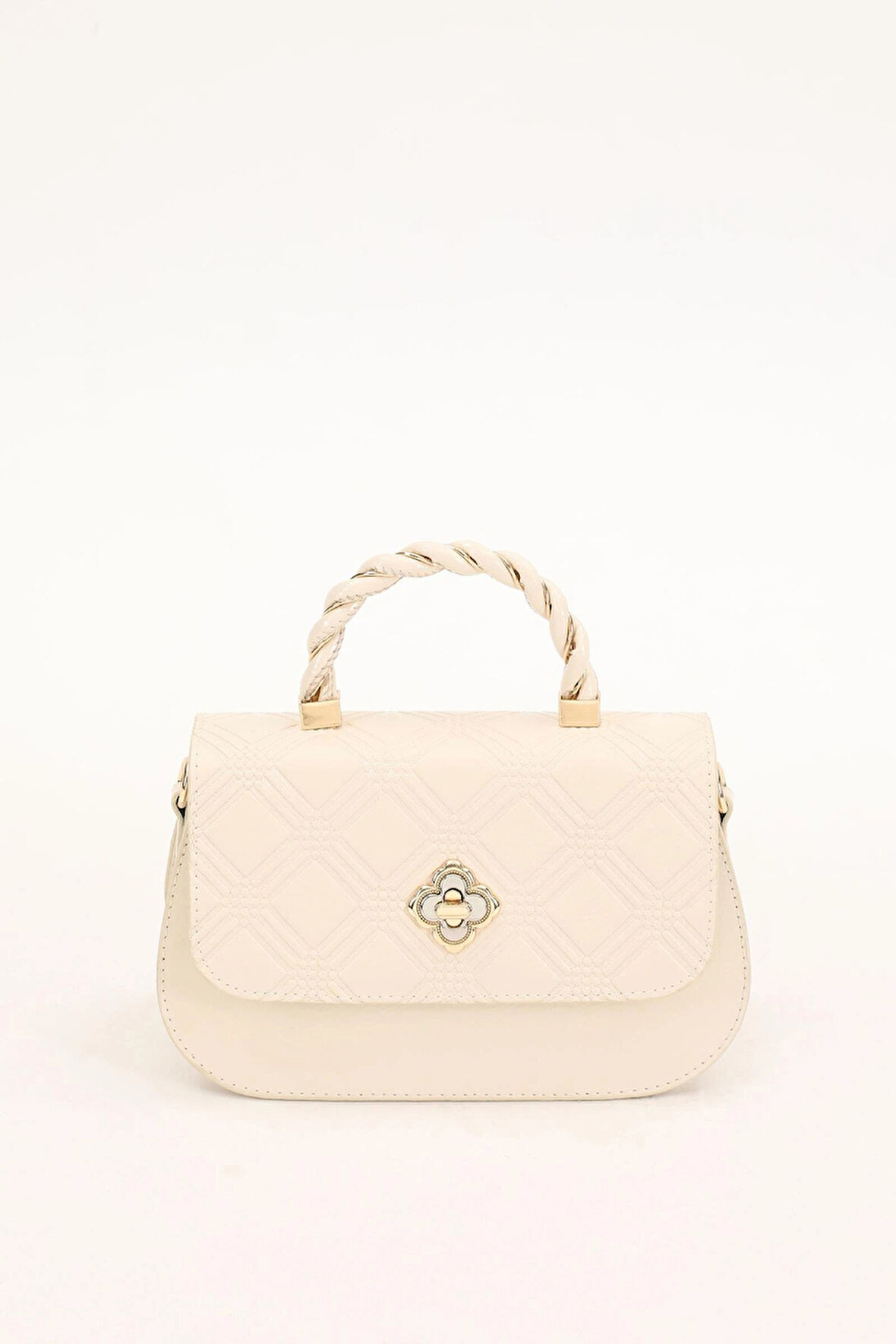 Krem Rugan Kadın Omuz Çantası 930180