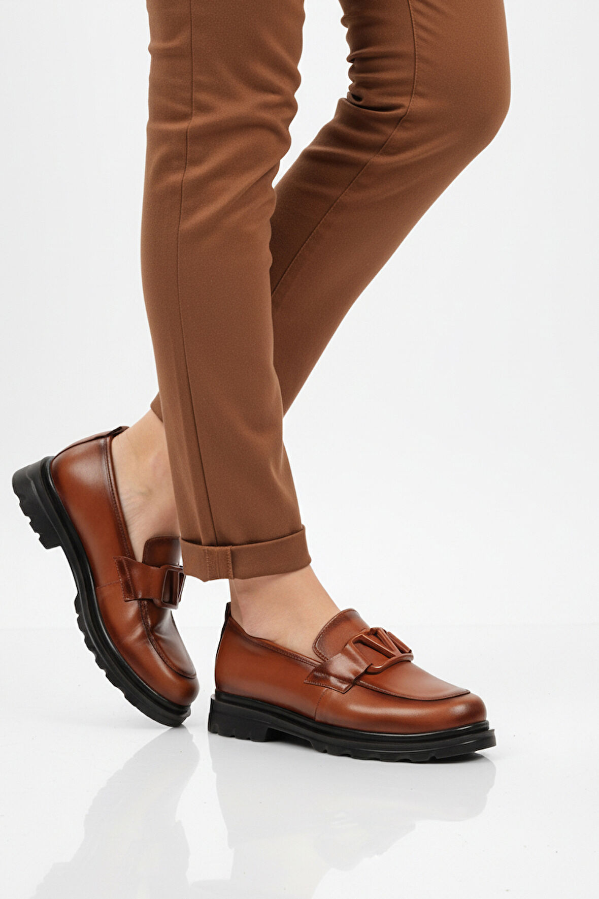 Kahve Hafif Esnek Kadın Casual Ayakkabı 2644 Z