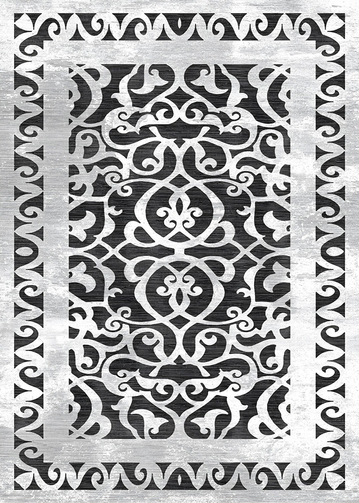 Pamuk Dokuma Taban Kaymaz Yıkanabilir Klasik Desenli  Salon Halısı Mutfak Halısı Koridor Halısı