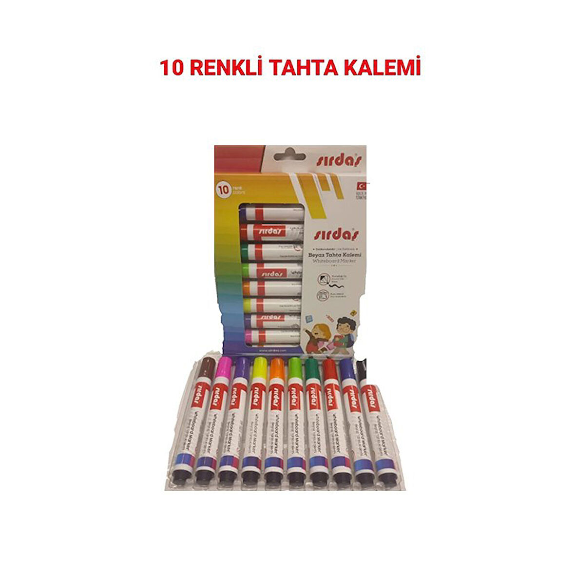 SIRDAŞ TAHTA KALEMİ 10 LU SET 7010-7020