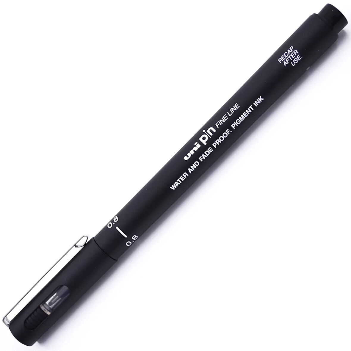 Uni-Ball Pin Fine Line Teknik Çizim Kalemi 0.8 mm Siyah