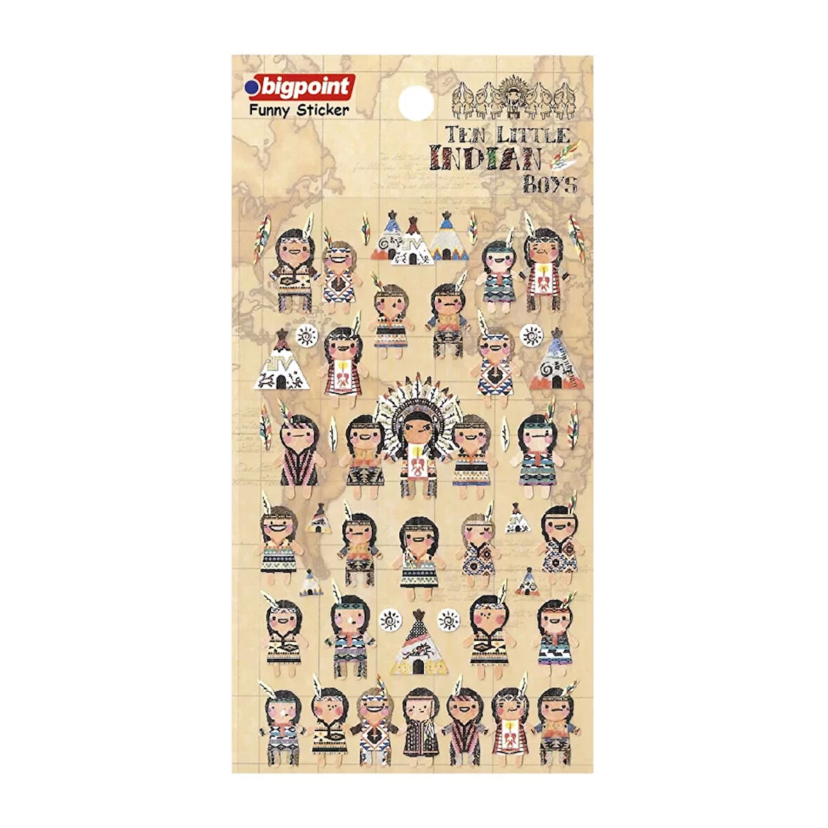 Bigpoint Sticker On Küçük Kızılderili