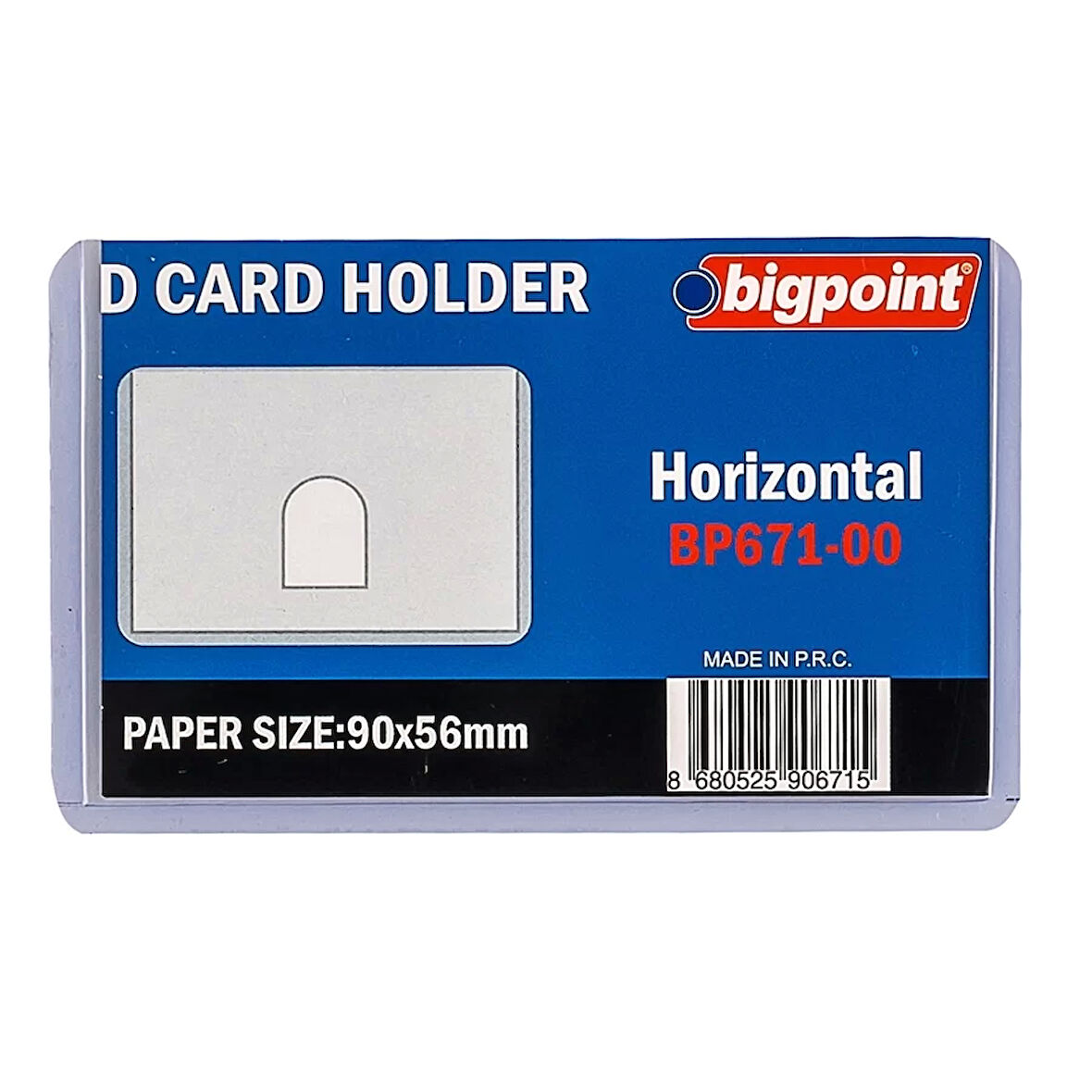 Bigpoint Kart Kabı Şeffaf 90x53mm