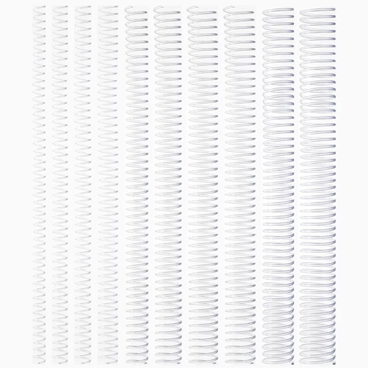 Bigpoint Plastik Helezon Spiral 10 mm Şeffaf 100'lü (4:1)