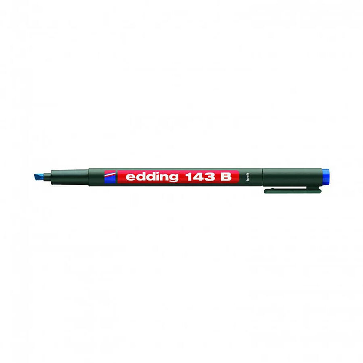 Edding 143 B Permanent Kalem 1-3 mm Kesik Uç Mavi