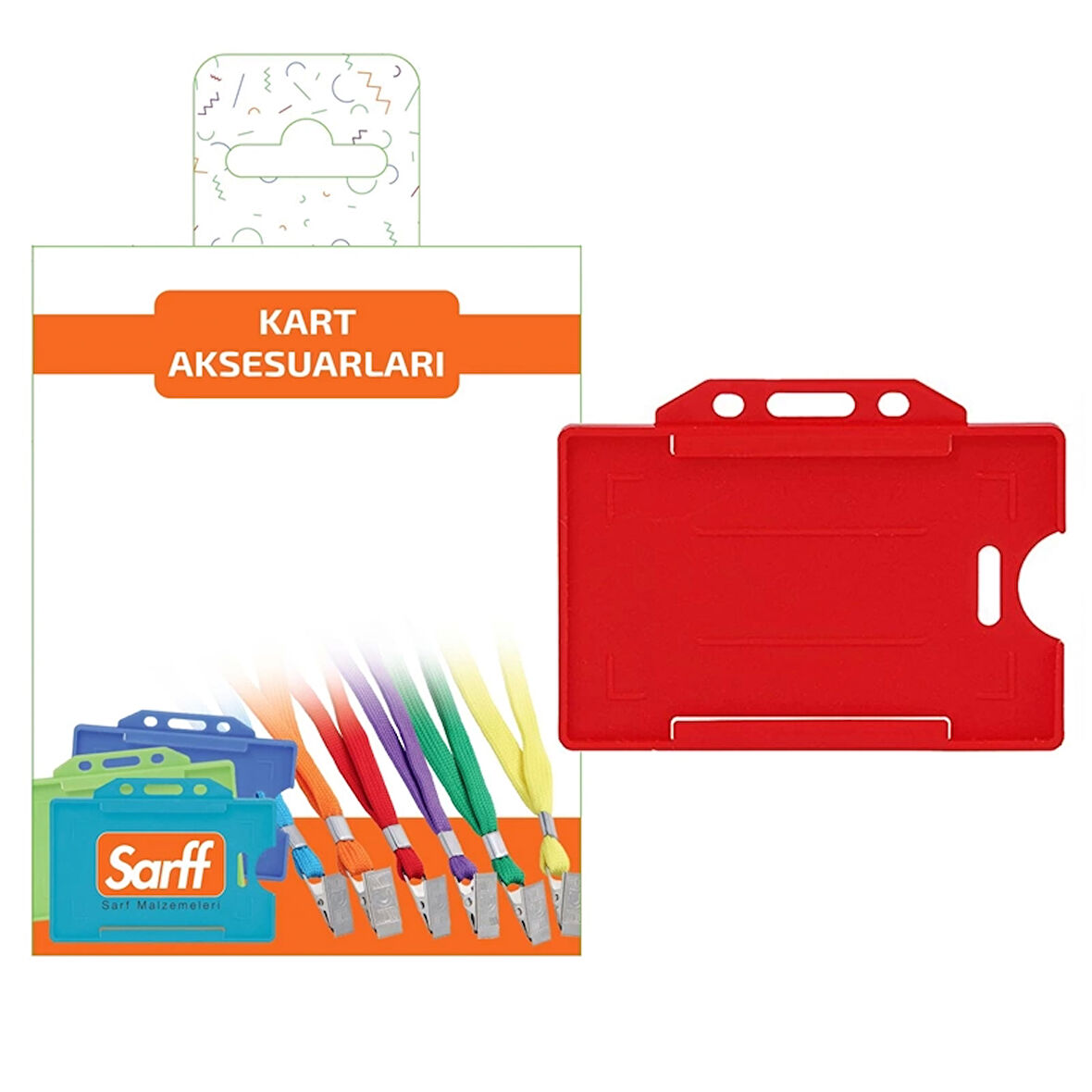 SARFF KIRMIZI KART KORUYUCU BLİSTER - 10ADET