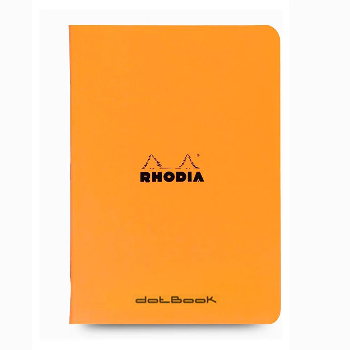 Rhodia Stapled Noktalı Defter Turuncu A5
