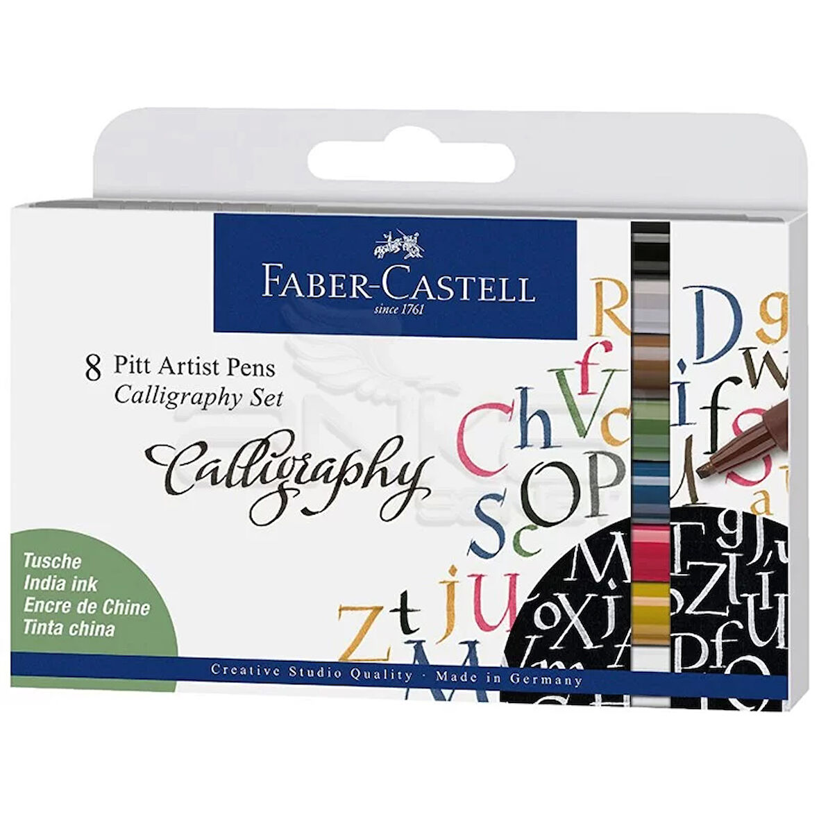 Faber Castell Pitt Artist Pens Calligraphy Seti 8li 167508