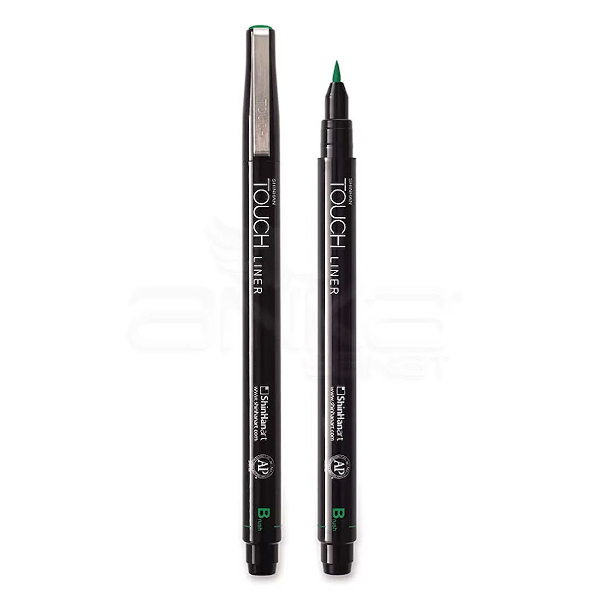 Touch Liner Brush Green Deep Fırça Uçlu Kalem B