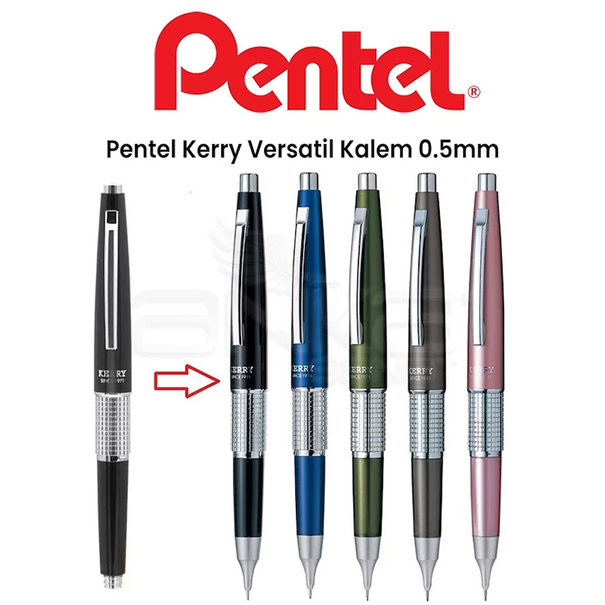 Pentel Kerry Versatil Kalem 0.5mm