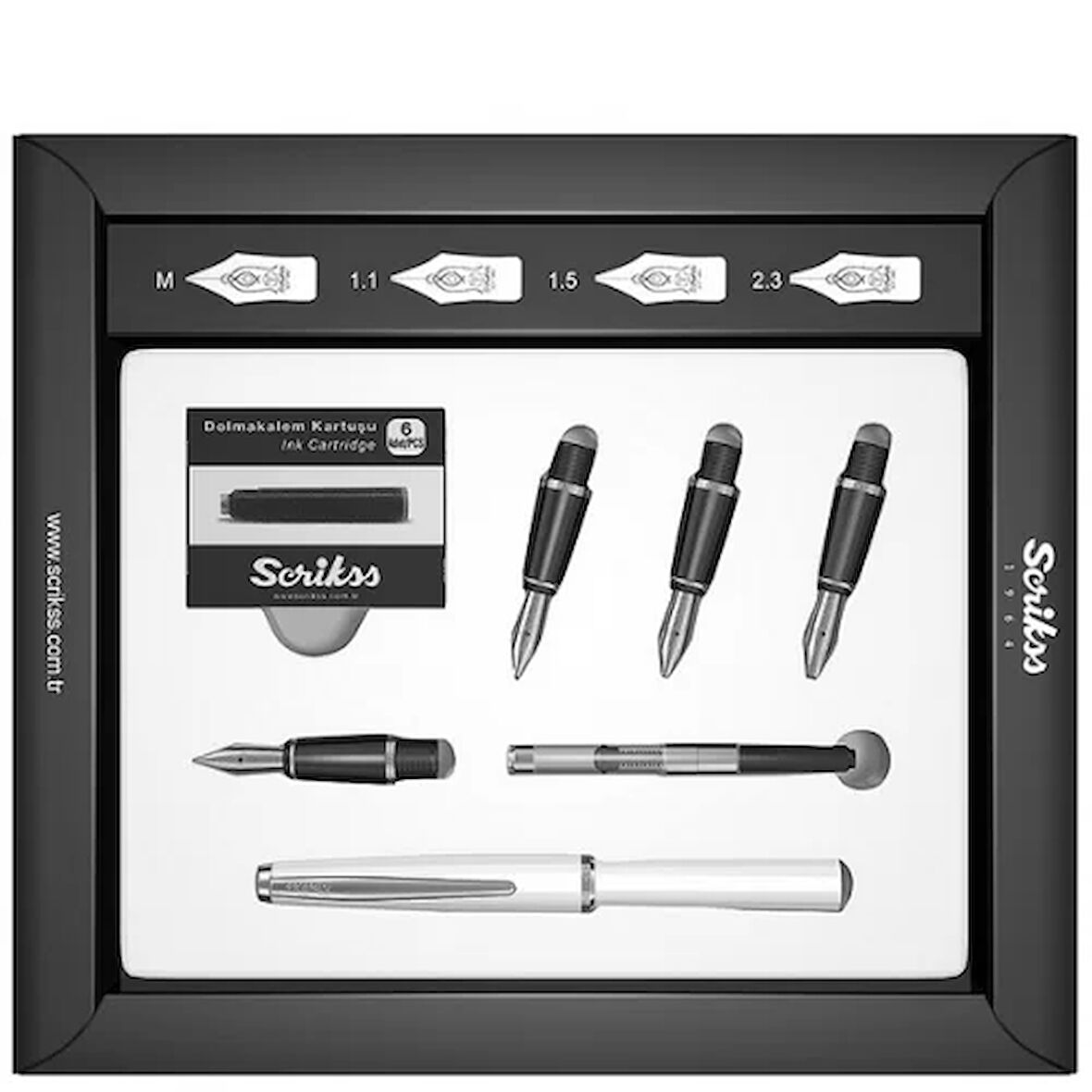Scrikss Kaligrafi Seti Beyaz