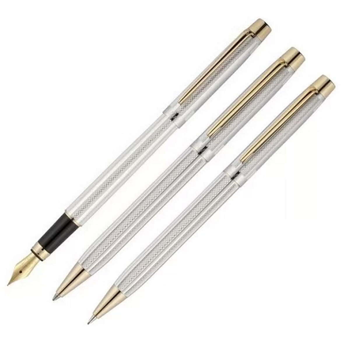 Scrikss 722W Gold-Chrome (Dolma-Tükenmez-Kurşun)