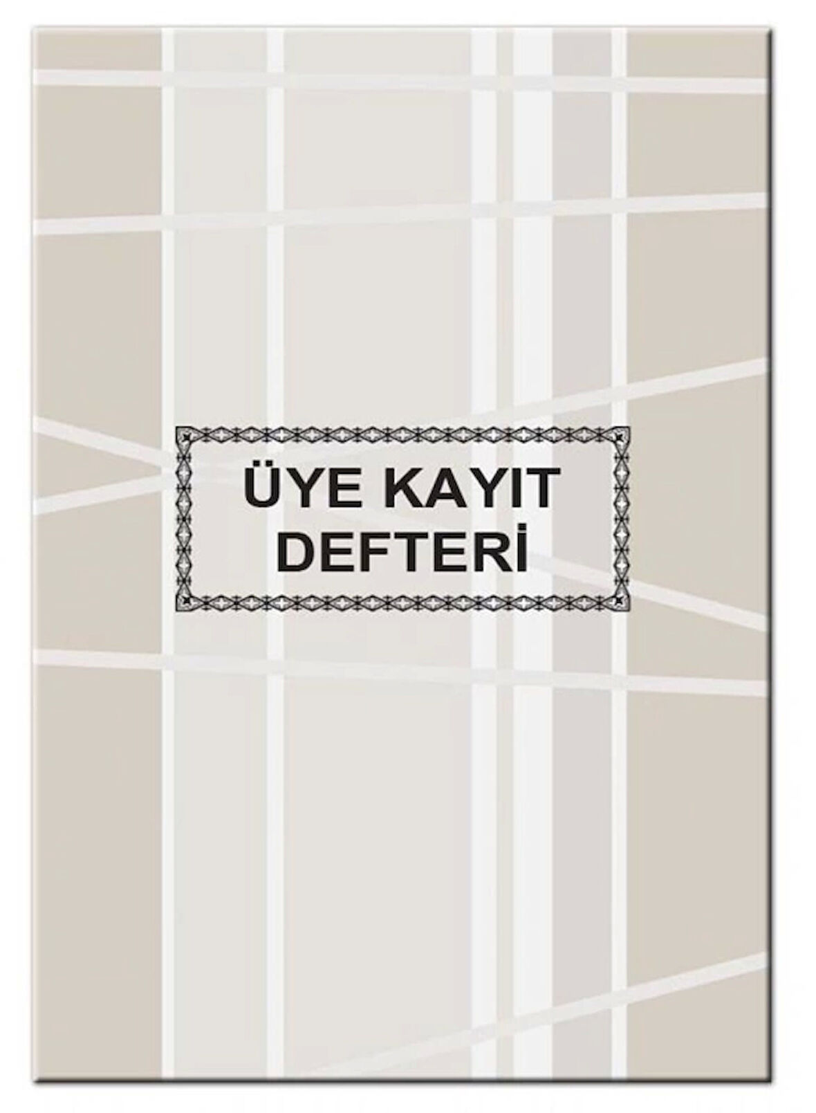 CEM MATBAA ÜYE KAYIT DEFTERİ 40 YAPRAK