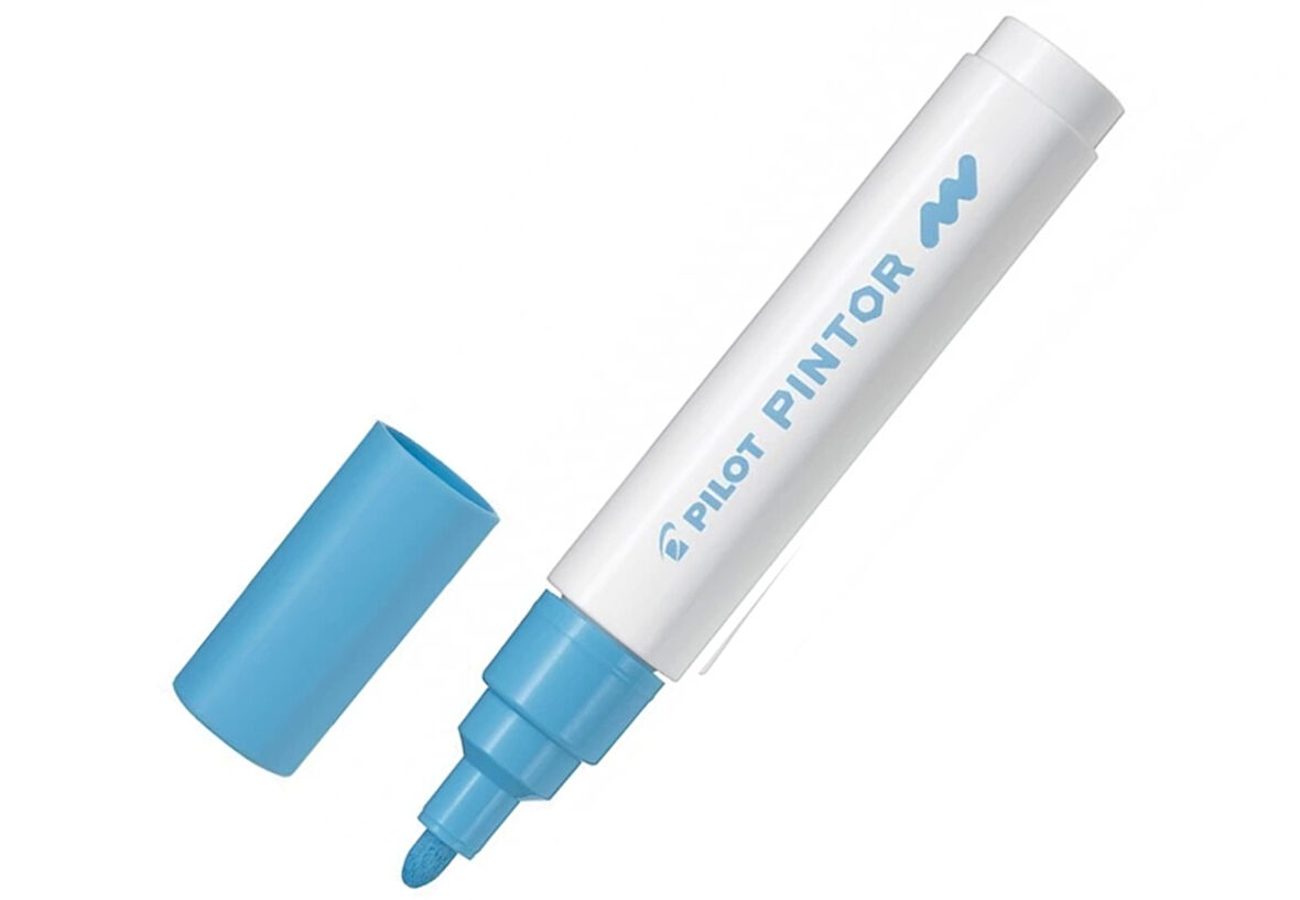 PİLOT PİNTOR DEKORASYON KALEMİ M PASTEL MAVİ (51001940) (SW-PT-M-PL)