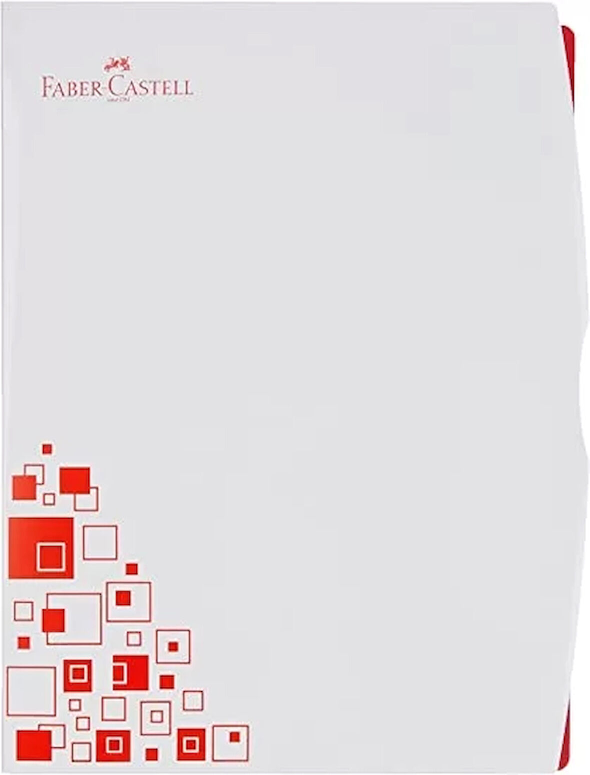 FABER-CASTELL SUNUM DOSYASI A4 ÇİFT RENK KAPAK KIRMIZI 30LU (230103)
