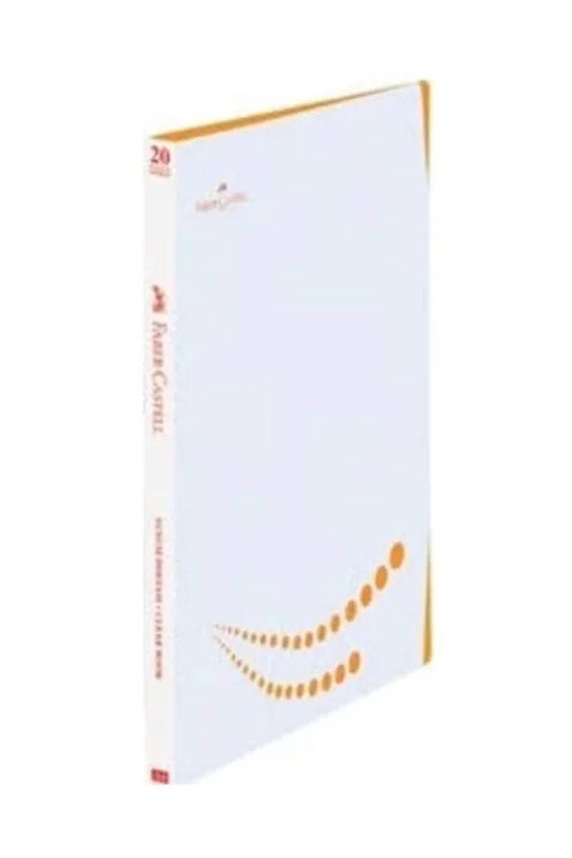 FABER-CASTELL SUNUM DOSYASI A4 ÇİFT RENK KAPAK TURUNCU 20Lİ (220104)