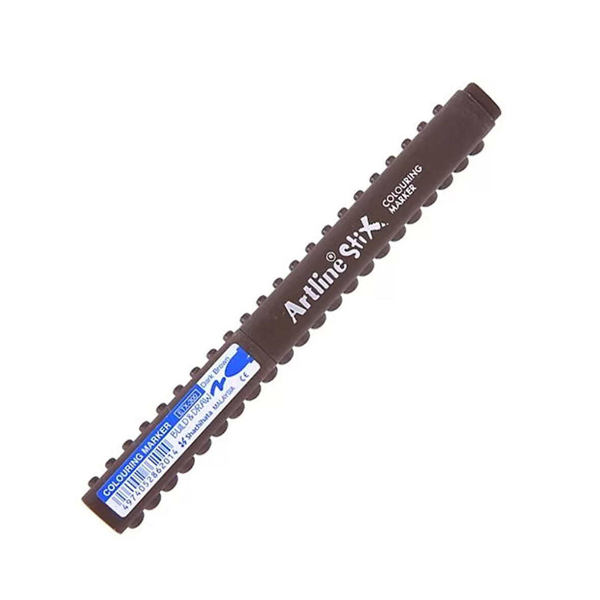 ARTLİNE ETX-300 STİX COLORİNG MARKÖR KEÇE UÇLU BOYA KALEMİ 1.2mm KOYU KAHVERENGİ