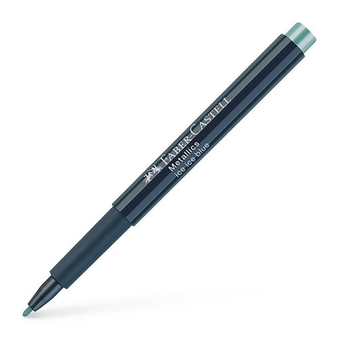 FABER-CASTELL ÇOK AMAÇLI MARKÖR METALİK BUZ MAVİSİ (160792)