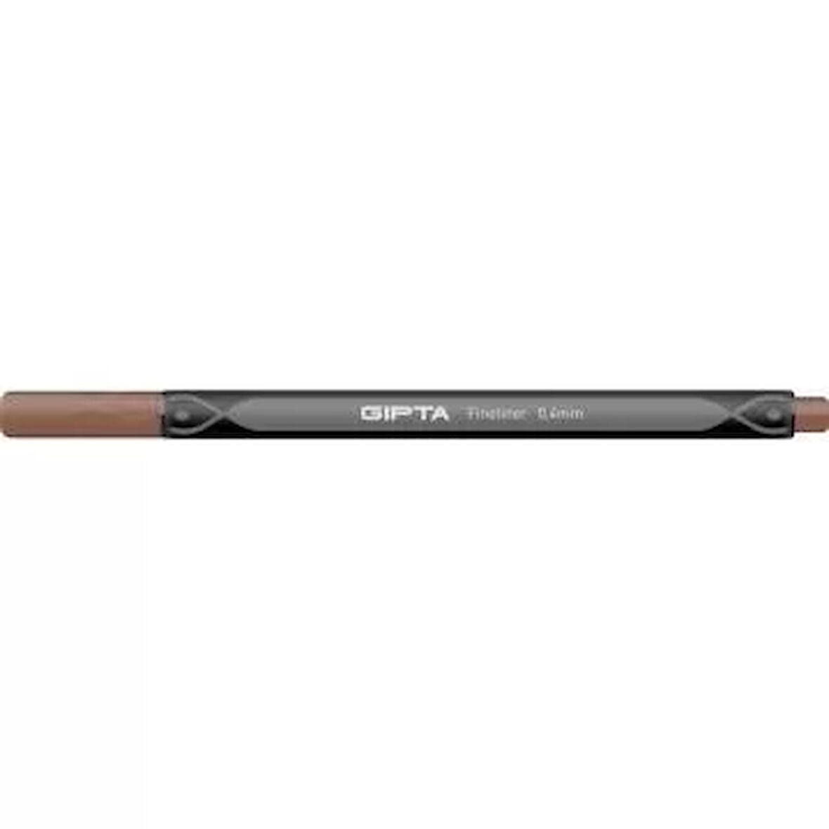 GIPTA FİNELİNER KEÇE UÇLU KALEM 0.4mm KAHVE
