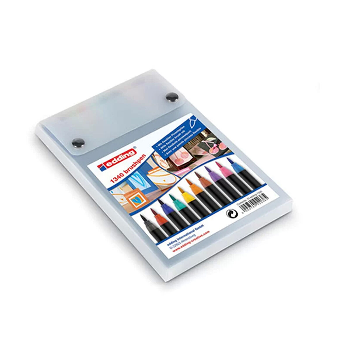 EDDİNG GRAFİK KALEMİ 10 RENK SİLİNEBİLİR KUTU (1200K10999)