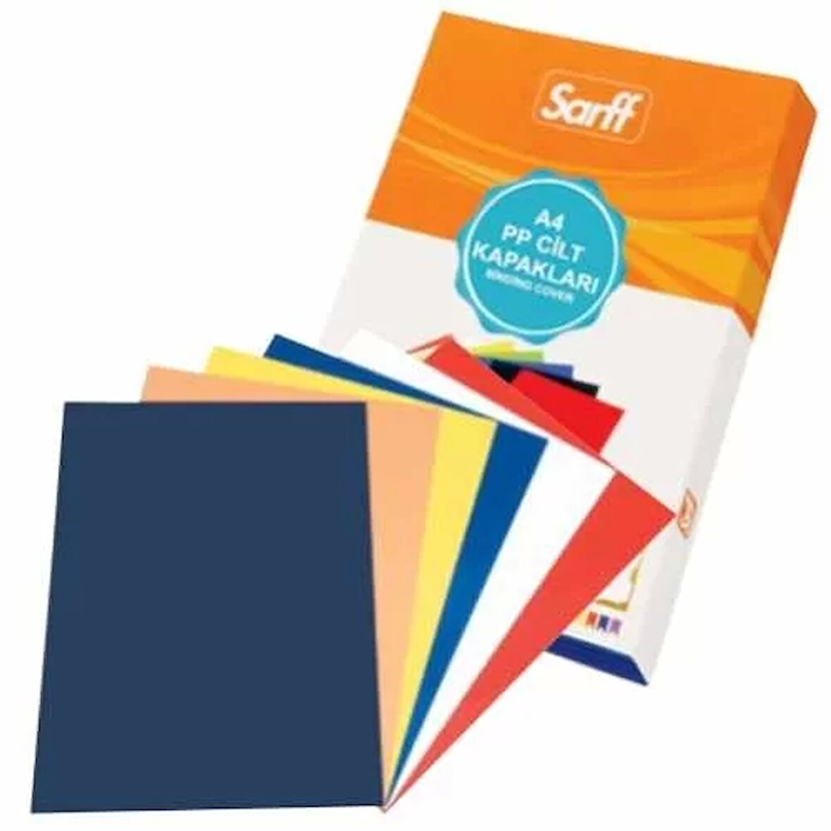 Sarff A4 Opak Kırmızı PP Cilt Kapağı (50 li Paket)