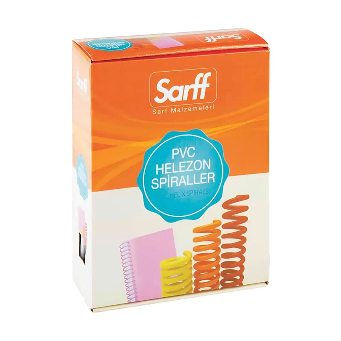 SARFF HELEZON PLASTİK SPİRAL 4/1 16mm ŞEFFAF 100LÜ (15210030)