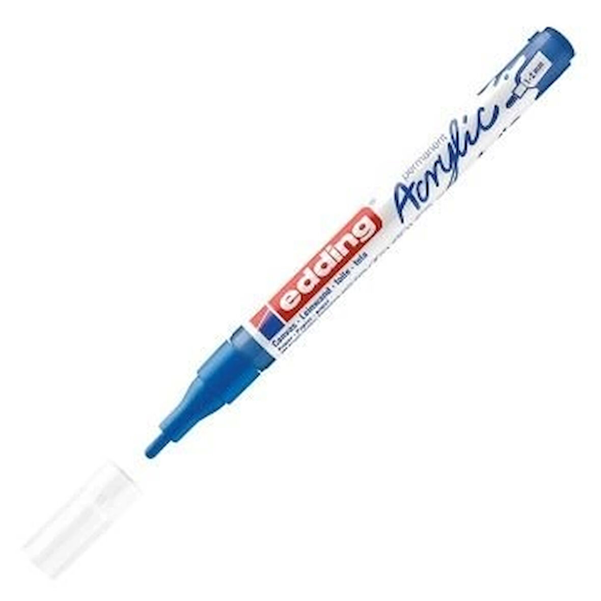 EDDİNG ED5300903 AKRİLİK MARKÖR İNCE UÇLU 1.0-2.0mm ANZER MAVİSİ
