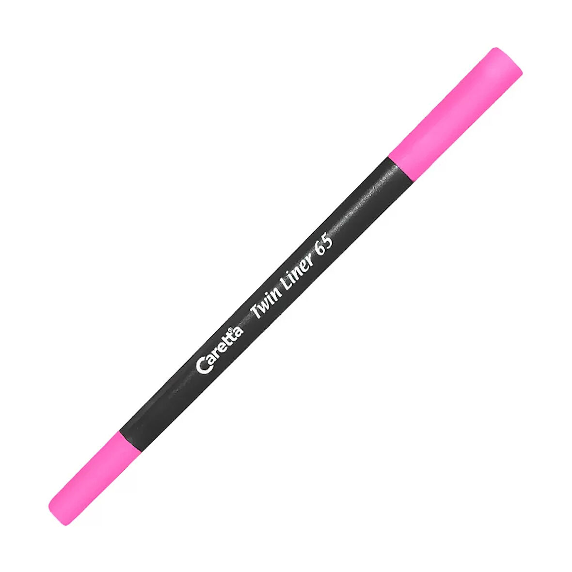 CARETTA 65-09 ÇİFT UÇLU KEÇELİ KALEM 0.4-1mm PEMBE