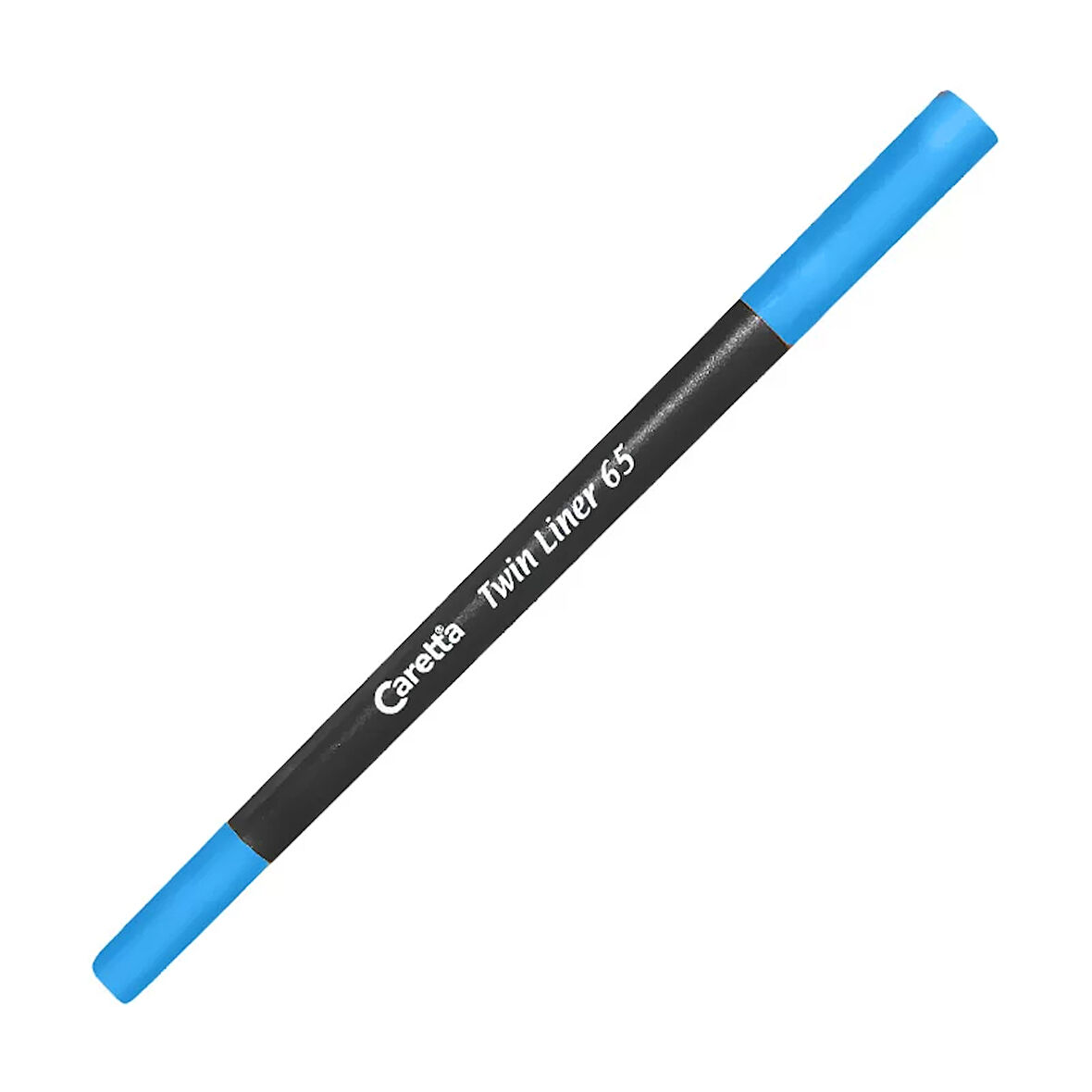 CARETTA 65-07 ÇİFT UÇLU KEÇELİ KALEM 0.4-1mm MAVİ