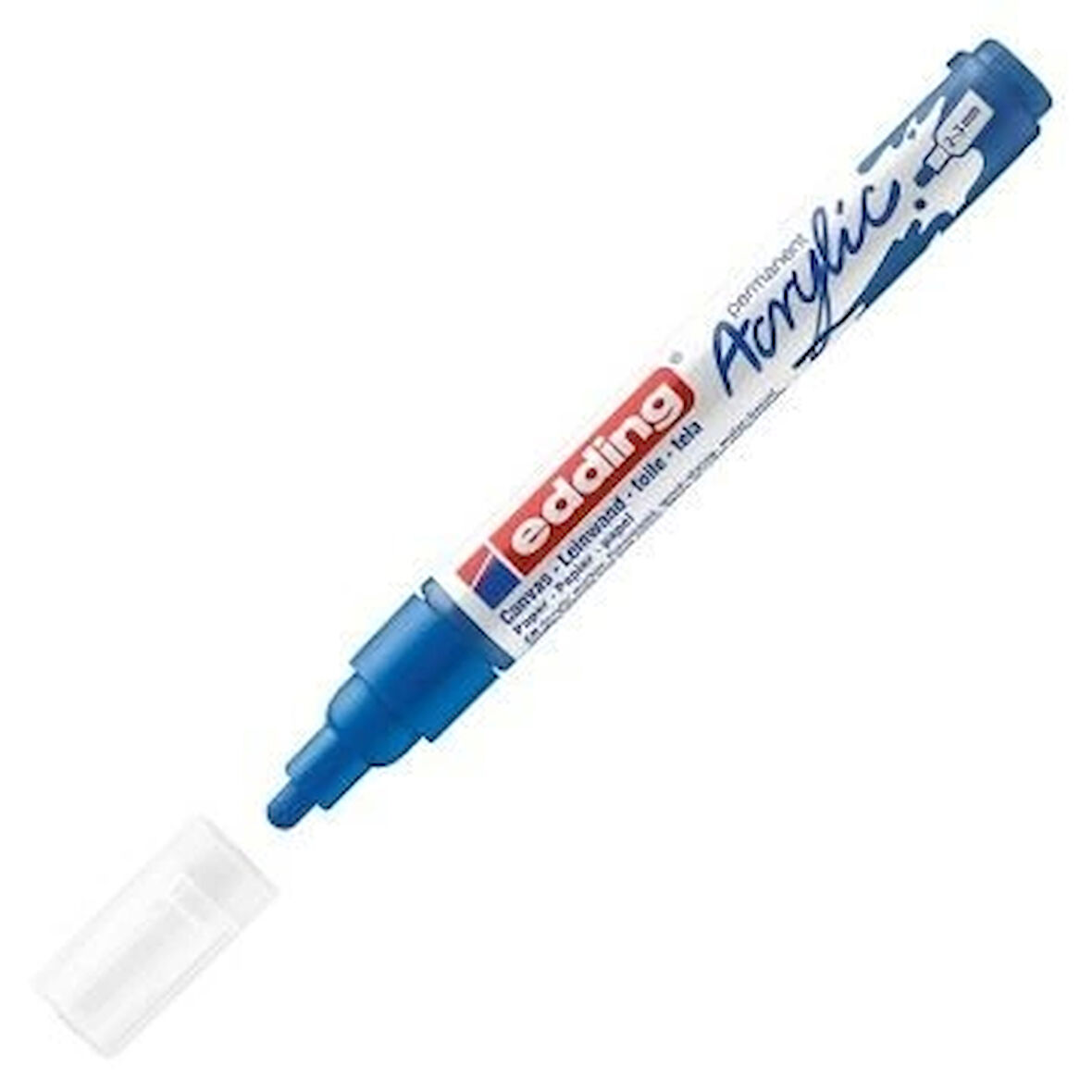 EDDİNG ED5100903 AKRİLİK MARKÖR ORTA UÇLU 2.0-3.0mm ANZER MAVİSİ