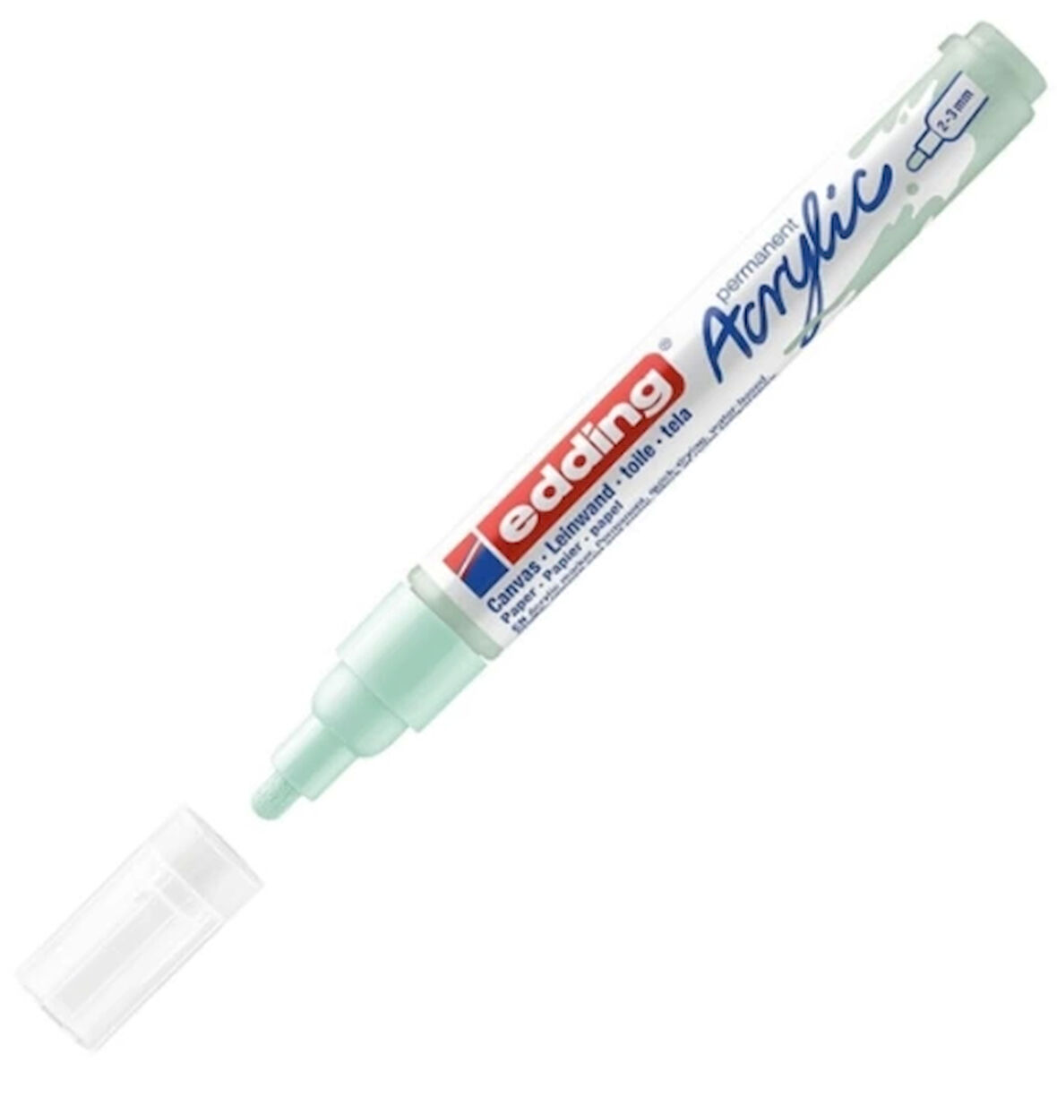 EDDİNG ED5100928 AKRİLİK MARKÖR ORTA UÇLU 2.0-3.0mm SU YEŞİLİ