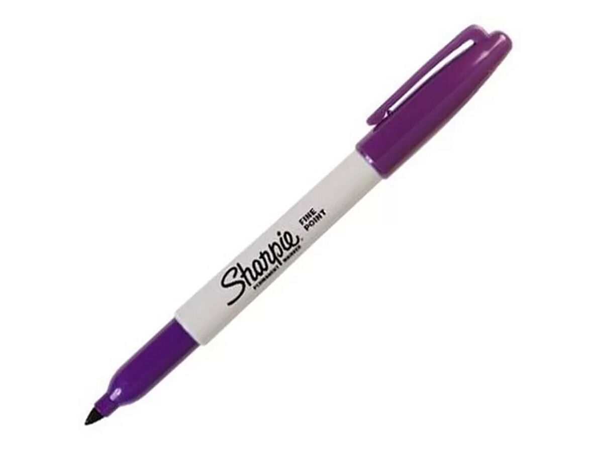 Sharpie Fine Point Yuvarlak Uçlu Mor Permanent Kalemi
