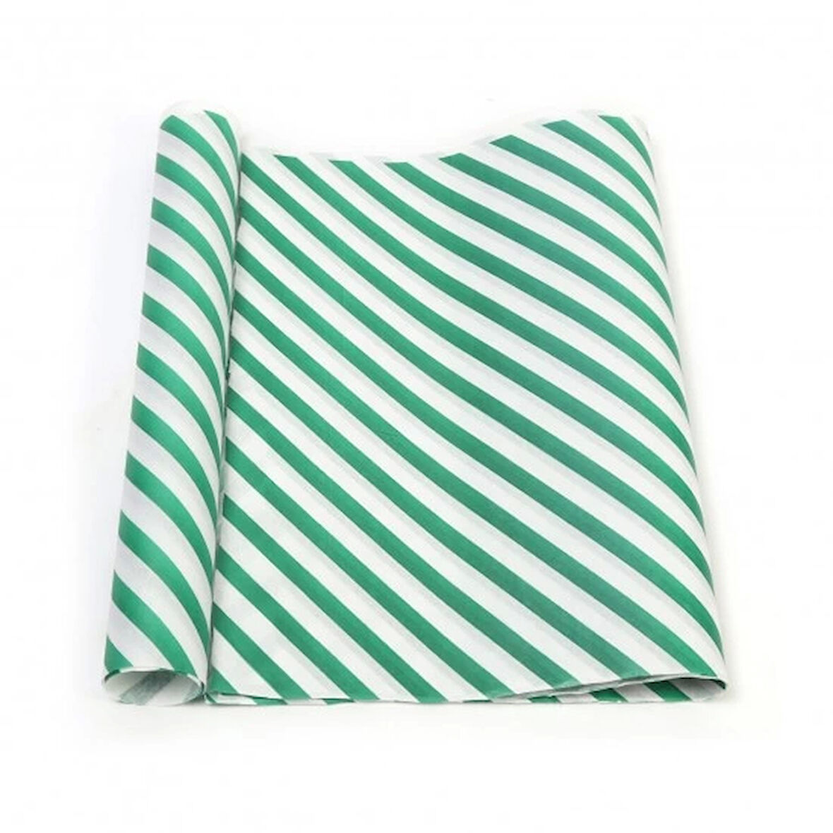 YEŞİL ÇİZGİ BASKILI 40GR İTHAL BEYAZ SÜLFİT AMBALAJ KAĞIDI 70X100CM 5 kg