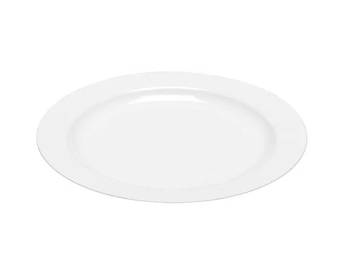 Plastik Beyaz Tabak 26 cm - 10 Adet