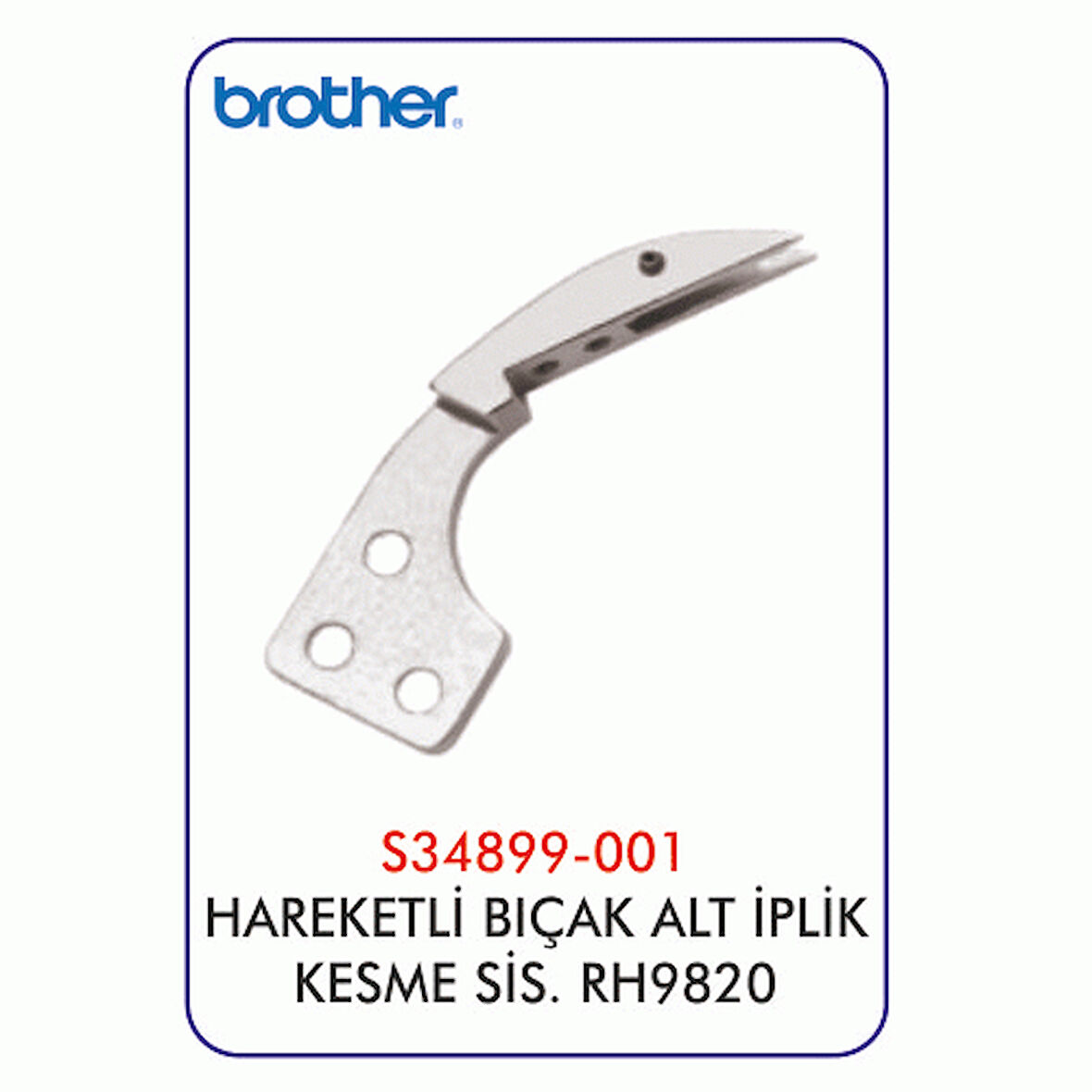 RH9820 Gözlü İlik Alt İplik Kesme Sis. Hareketli Bıçak