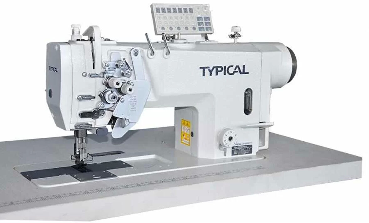 Typical GC9751HD3-J Çift İğne Büyük Mekik İptalli İplik Kesicili Kilit Dikiş Mik.Yağ D.Drive (Kalın Mat.)